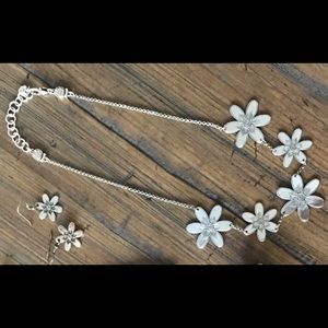 Brighton matching necklace and earrings set.